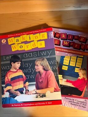 Making Words Phonics Activity Books grades 1-6